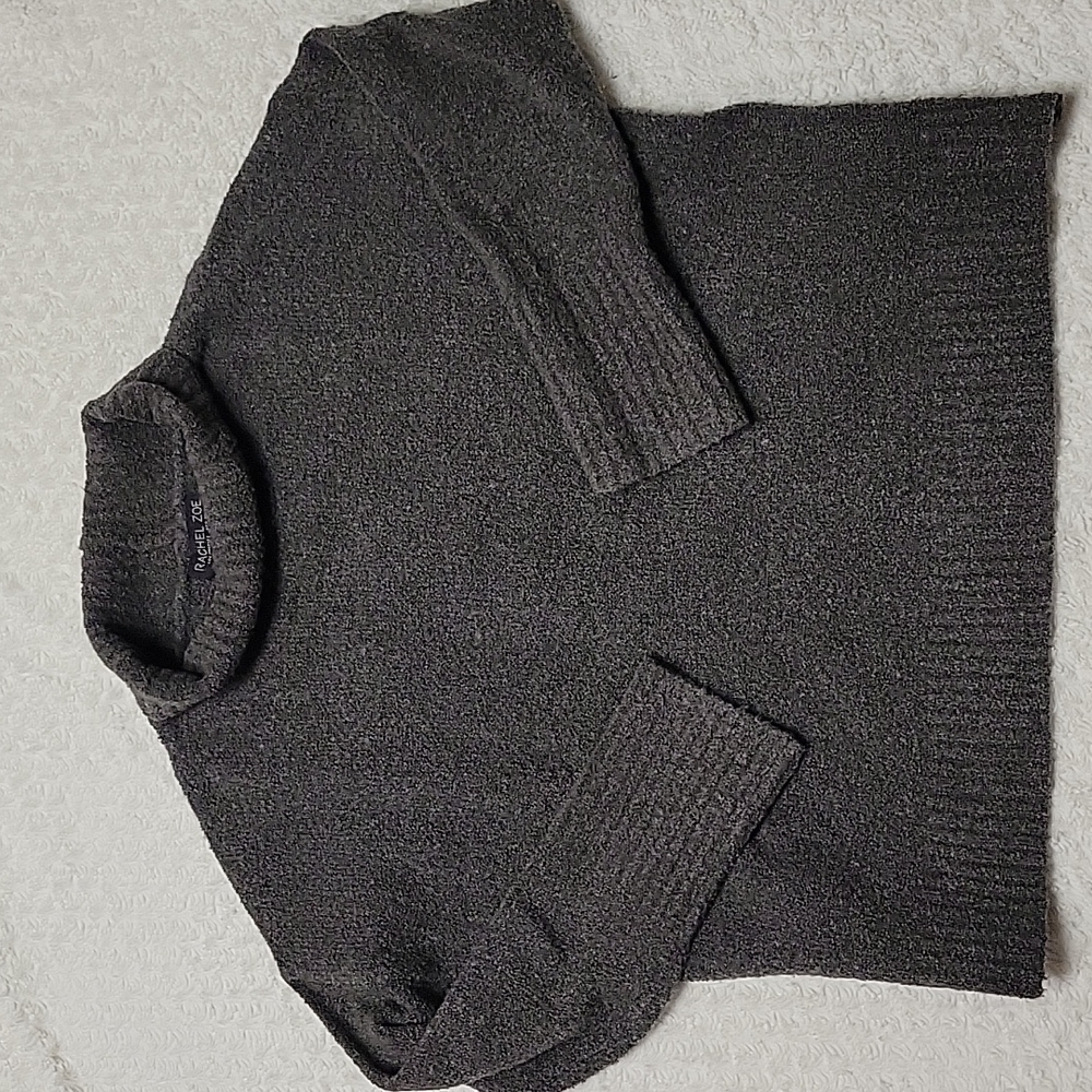 Rachel Zoe Medium Stone Cowl-neck Sweater